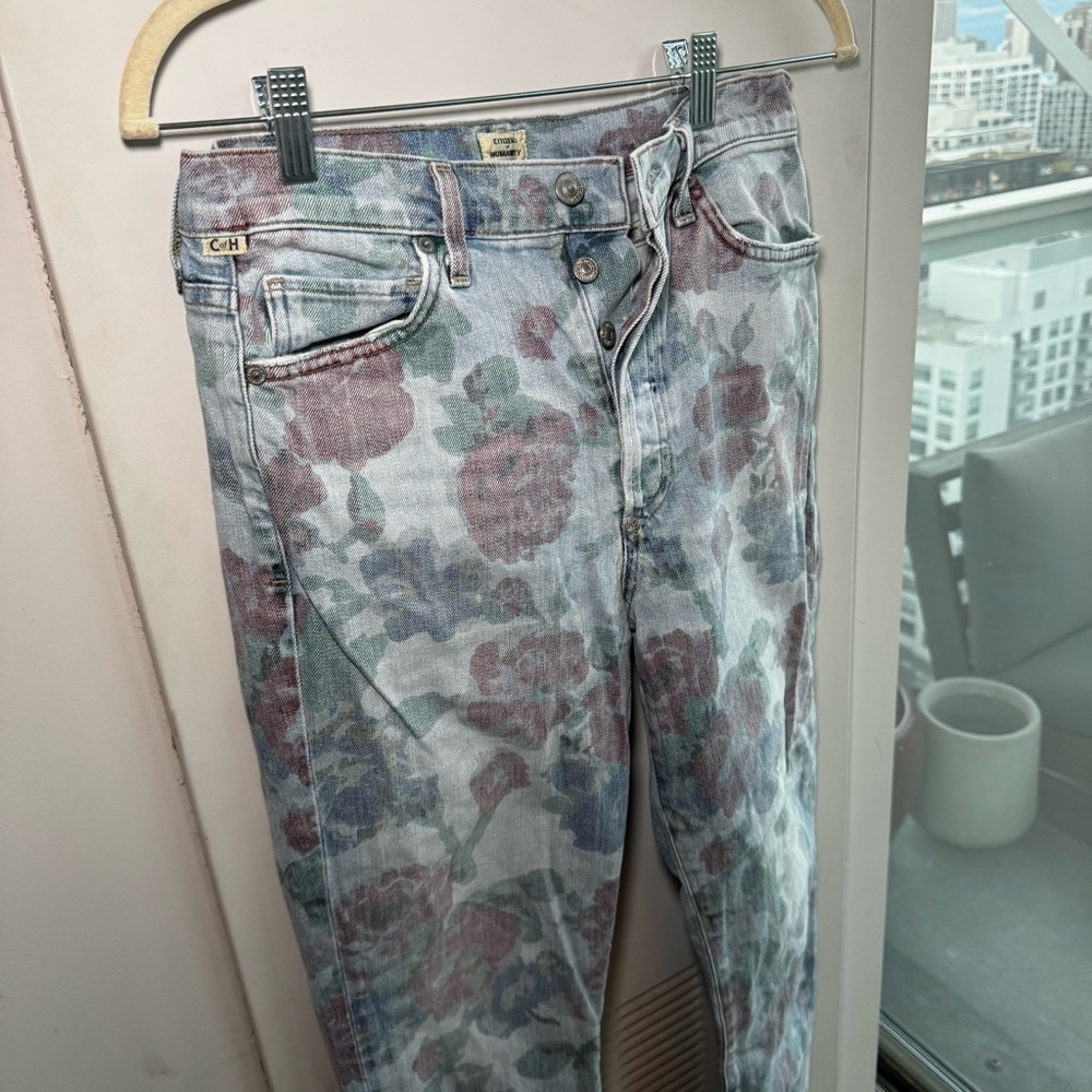 Citizens of Humanity Olivia Floral Skinny Jeans - Picture 5 of 10